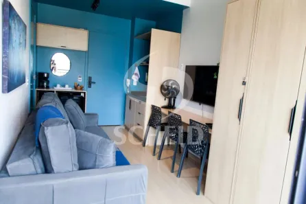 Flat com 1 Quarto à venda, 34m² no Santo Amaro, São Paulo