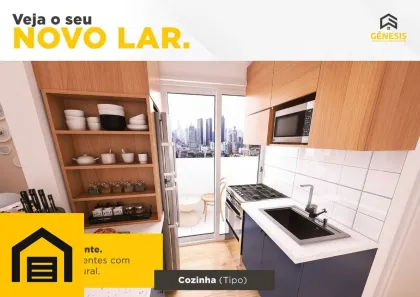Apartamento com 2 Quartos à venda, 48m² no Vila Humaitá, Santo André