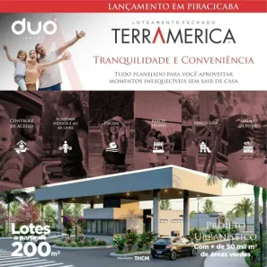 Lote/Terreno à venda, 200m² no Taquaral, Piracicaba