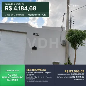 Casa com 2 Quartos à venda, 66m² no Dourado, Horizonte