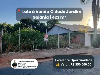 Lote/Terreno à venda, 423m² no Cidade Jardim, Goiânia