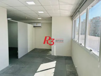 Sala Comercial à venda, 37m² no Ponta da Praia, Santos