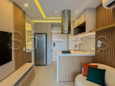 Flat com 1 Quarto para alugar, 27m² no Indianópolis, São Paulo