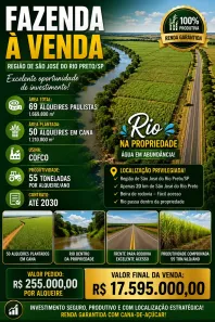 Fazenda/Sítio à venda, 1669800m² no Centro, Jaci