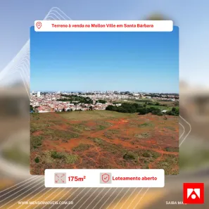 Lote/Terreno à venda, 175m² no Jardim Fernando Mollon, Santa Bárbara D'Oeste