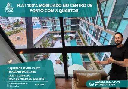 Apartamento com 3 Quartos à venda, 60m² no Porto de Galinhas, Ipojuca