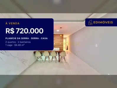 Casa com 2 Quartos à venda, 94m² no Planície da Serra, Serra