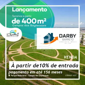 Lote/Terreno à venda, 400m² no Parque Rodoviário, Campos dos Goytacazes