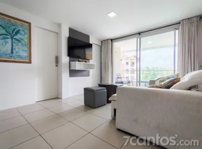 Apartamento com 3 Quartos para alugar, 104m² no Porto das Dunas, Aquiraz