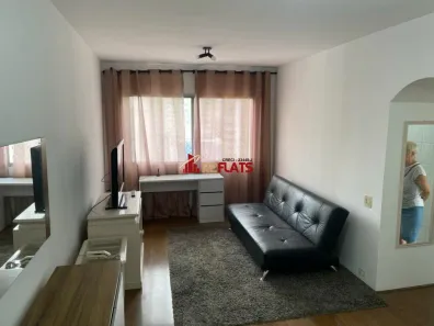 Flat com 1 Quarto para alugar, 42m² no Indianópolis, São Paulo