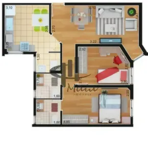 Apartamento com 2 Quartos à venda, 67m² no Santa Maria, São Caetano do Sul