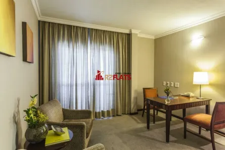 Flat com 1 Quarto para alugar, 31m² no Chácara Santo Antônio (Zona Sul), São Paulo