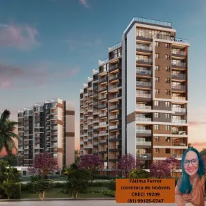 Apartamento com 2 Quartos à venda, 59m² no Paiva, Cabo de Santo Agostinho
