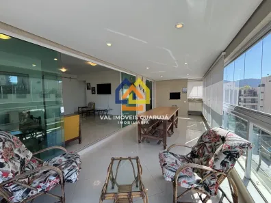 Apartamento com 3 Quartos para alugar, 142m² no Enseada, Guarujá