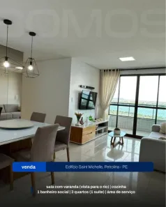Apartamento com 3 Quartos à venda, 84m² no Centro, Petrolina