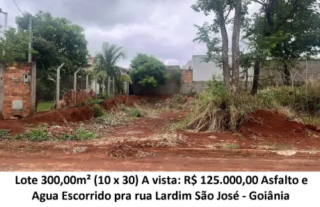 Lote/Terreno à venda, 300m² no Jardim São José, Goiânia