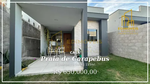 Casa com 3 Quartos à venda, 115m² no Praia de Carapebus, Serra