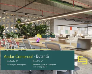 Imóvel Comercial para alugar, 917m² no Butantã, São Paulo