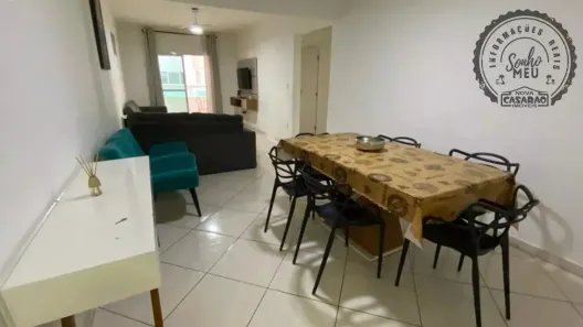 Apartamento com 2 Quartos para alugar, 92m² no Guilhermina, Praia Grande