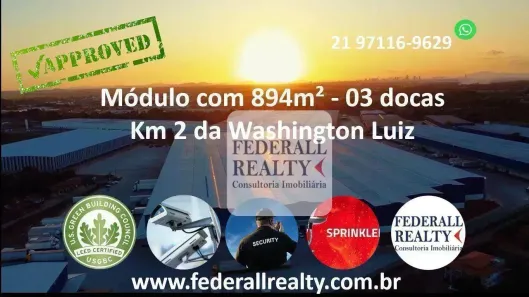 Galpão/Depósito/Armazém para alugar, 884m² no Vila São Luís, Duque de Caxias