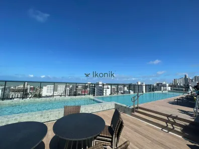 Flat com 1 Quarto à venda, 17m² no Tambaú, João Pessoa
