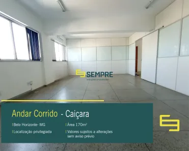 Sala Comercial para alugar, 170m² no Padre Eustáquio, Belo Horizonte