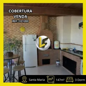 Cobertura com 3 Quartos à venda, 147m² no Santa Maria, São Caetano do Sul