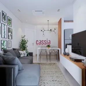 Apartamento com 1 Quarto à venda, 38m² no Boqueirão, Praia Grande