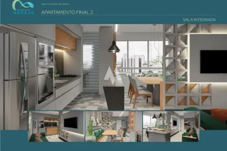 Apartamento com 2 Quartos à venda, 54m² no Campo Grande, Santos
