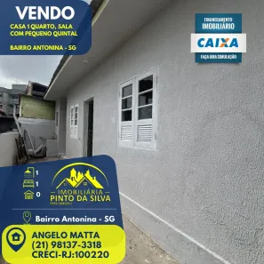 Casa com 1 Quarto à venda, 30m² no Antonina, São Gonçalo