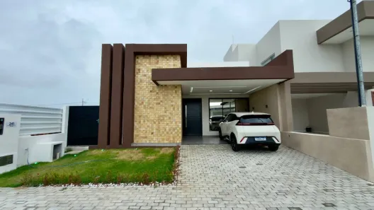 Casa de Condomínio com 3 Quartos à venda, 130m² no Zona de Expansão (Olhos D'Agua), Barra dos Coqueiros