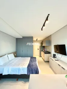 Apartamento com 1 Quarto para alugar, 24m² no Boa Viagem, Recife