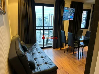 Flat com 1 Quarto para alugar, 35m² no Indianópolis, São Paulo