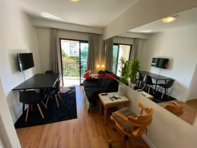 Flat com 1 Quarto para alugar, 30m² no Indianópolis, São Paulo