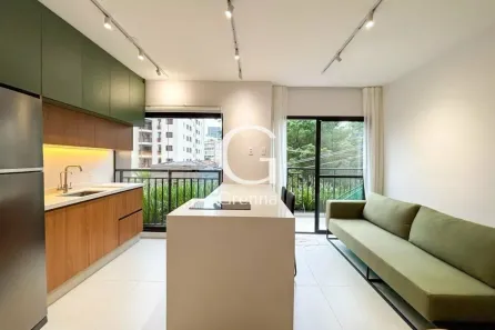 Apartamento com 1 Quarto para alugar, 42m² no Pinheiros, São Paulo