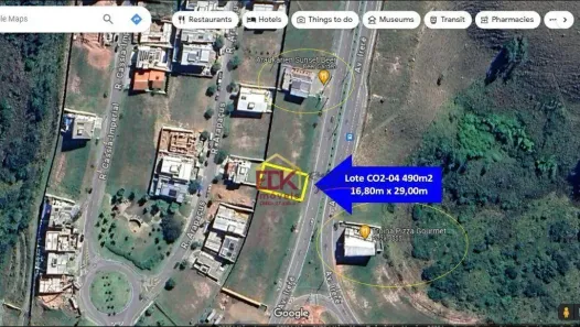 Lote/Terreno à venda, 490m² no Condomínio Residencial Alphaville I, São José dos Campos