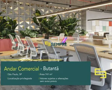 Imóvel Comercial para alugar, 741m² no Butantã, São Paulo