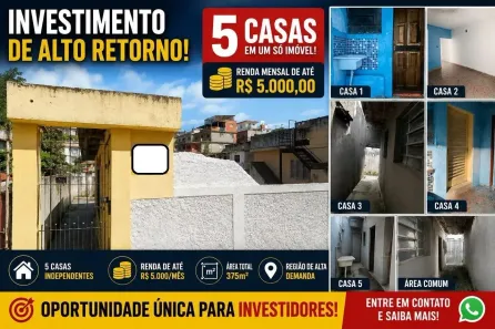 Casa com 5 Quartos à venda, 375m² no Sítio Morro Grande, São Paulo