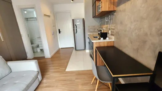 Apartamento com 1 Quarto para alugar, 28m² no República, São Paulo