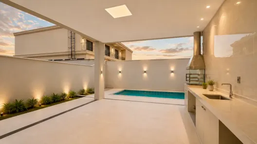 Casa de Condomínio com 4 Quartos à venda, 202m² no Jardins França, Goiânia