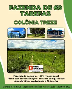 Fazenda/Sítio à venda, 181500m² no Centro, Lagarto