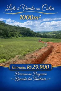 Lote/Terreno à venda, 1000m² no Vila São Roque (Caucaia do Alto), Cotia