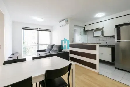 Apartamento com 1 Quarto para alugar, 47m² no Indianópolis, São Paulo