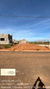 Lote/Terreno à venda, 200m² no Loteamento Ilha Bela II, Uberaba