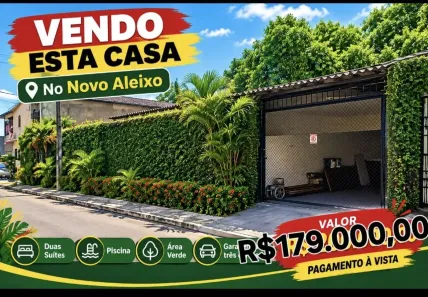 Casa com 2 Quartos à venda, 300m² no Novo Aleixo, Manaus