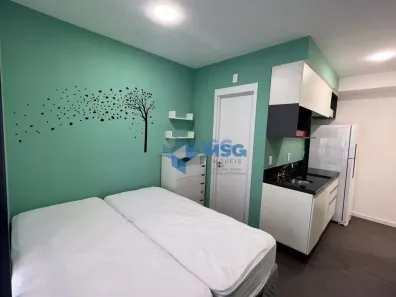 Apartamento com 1 Quarto para alugar, 25m² no Brooklin Paulista, São Paulo