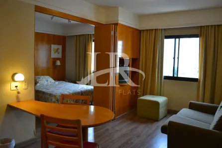 Flat com 1 Quarto para alugar, 30m² no Moema, São Paulo