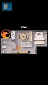 Apartamento com 1 Quarto à venda, 28m² no Vila Nova Manchester, São Paulo