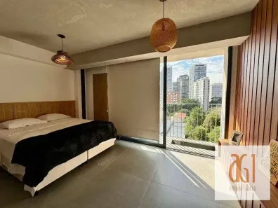 Apartamento com 1 Quarto para venda ou aluguel, 28m² no Jardim das Bandeiras, São Paulo