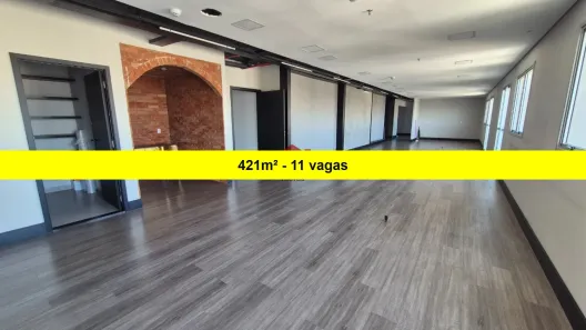 Sala Comercial para alugar, 421m² no Várzea da Barra Funda, São Paulo